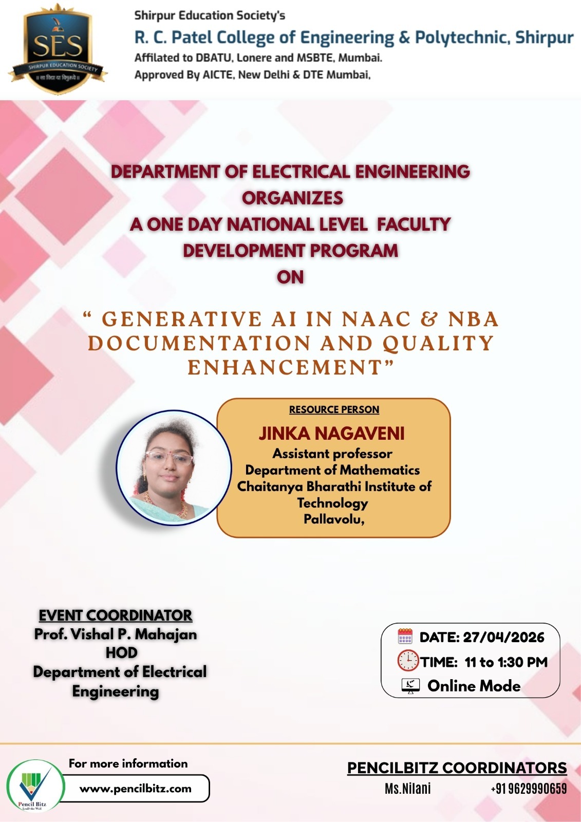  R.C.Patel College of Engineering 